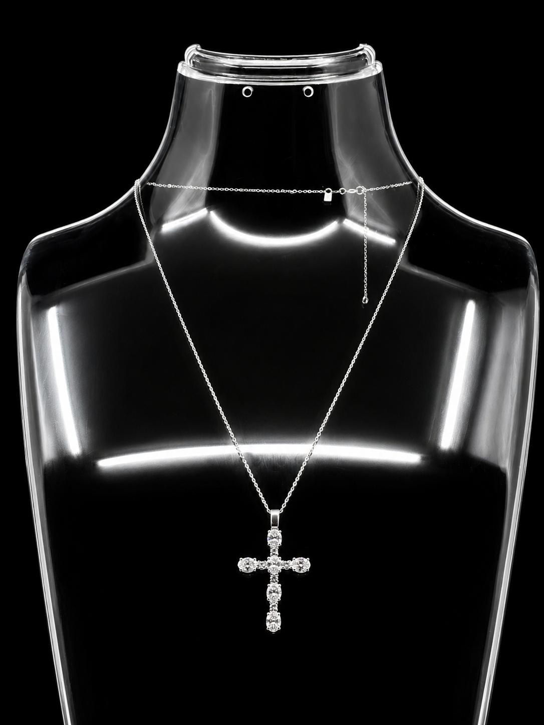 Oval Cross Pendant