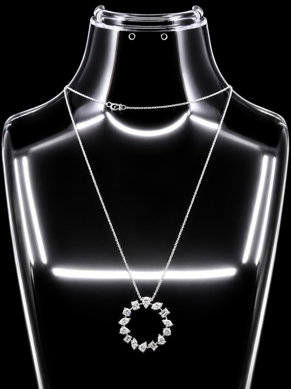 Multi Shape Circle Pendant