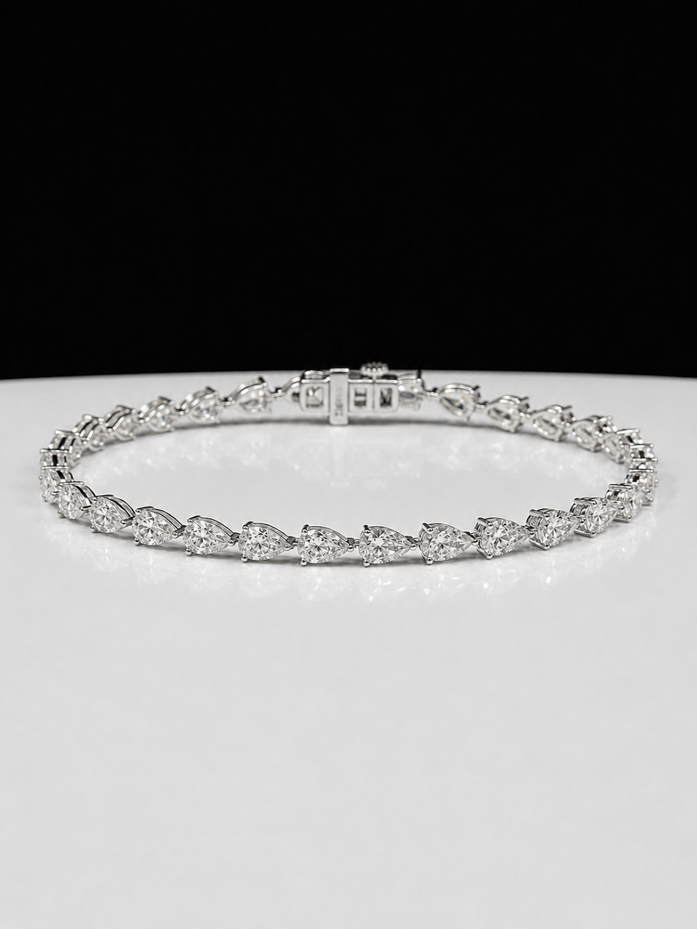 Pear Tennis Bracelet
