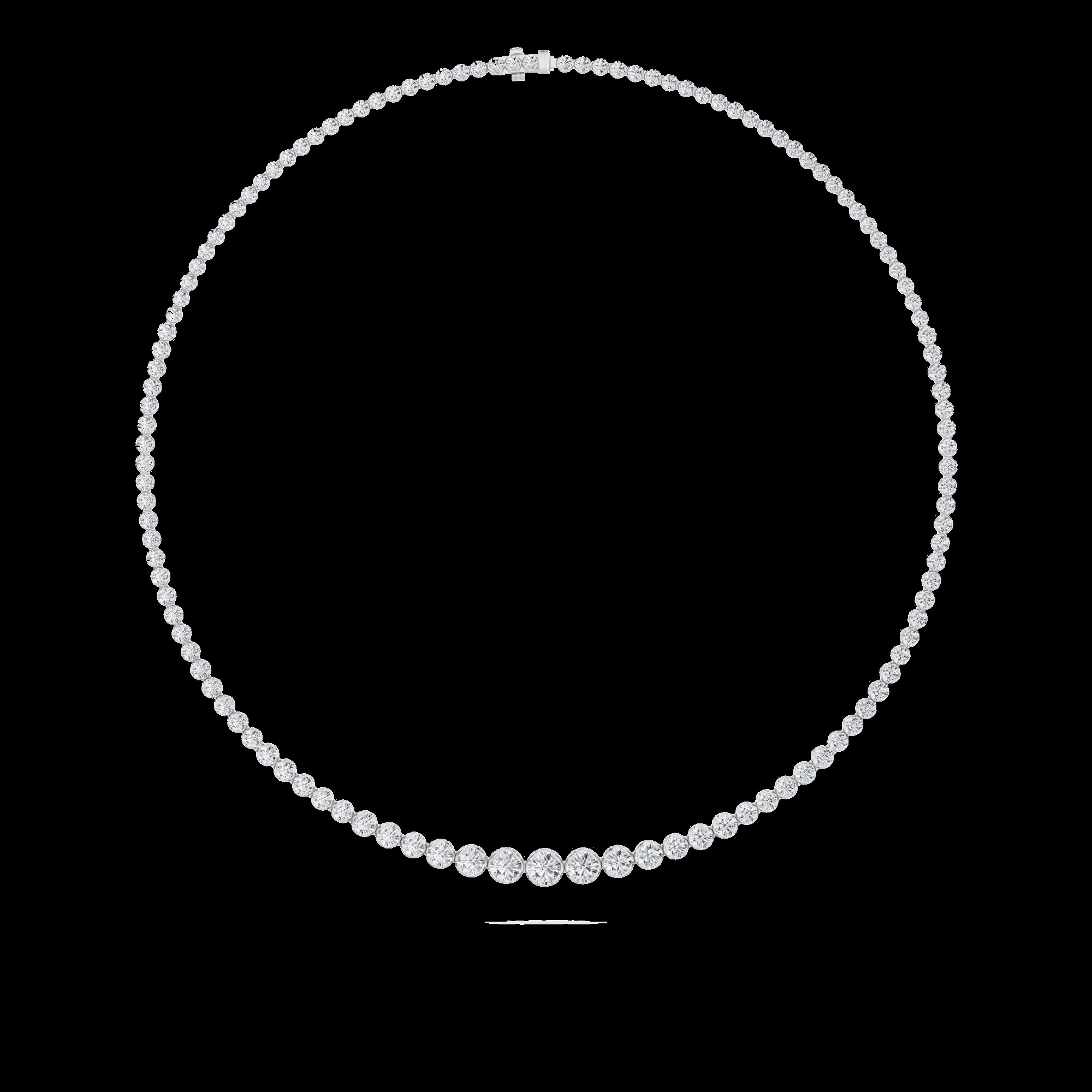 Graduated Tennis Necklace