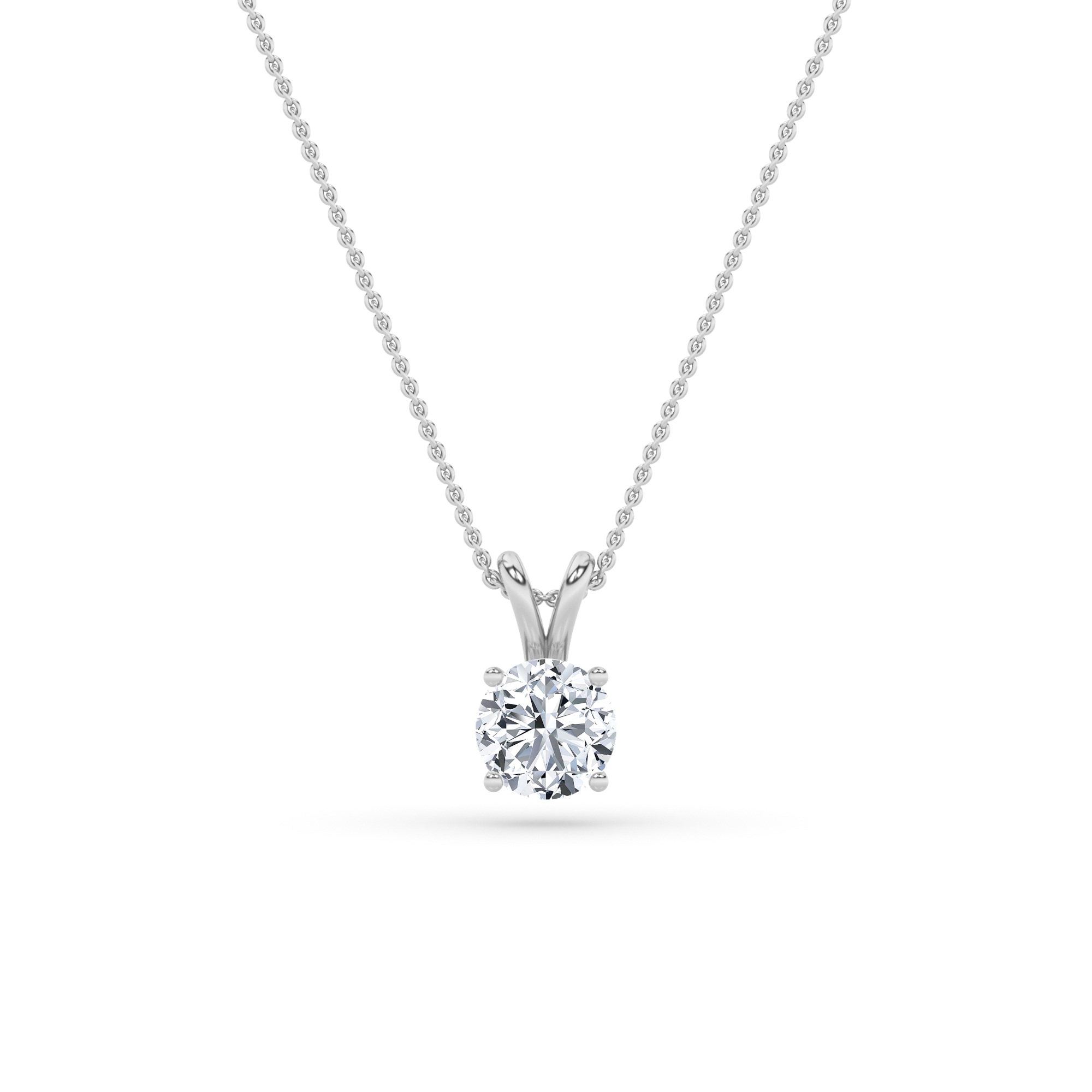 classic solitaire pendant