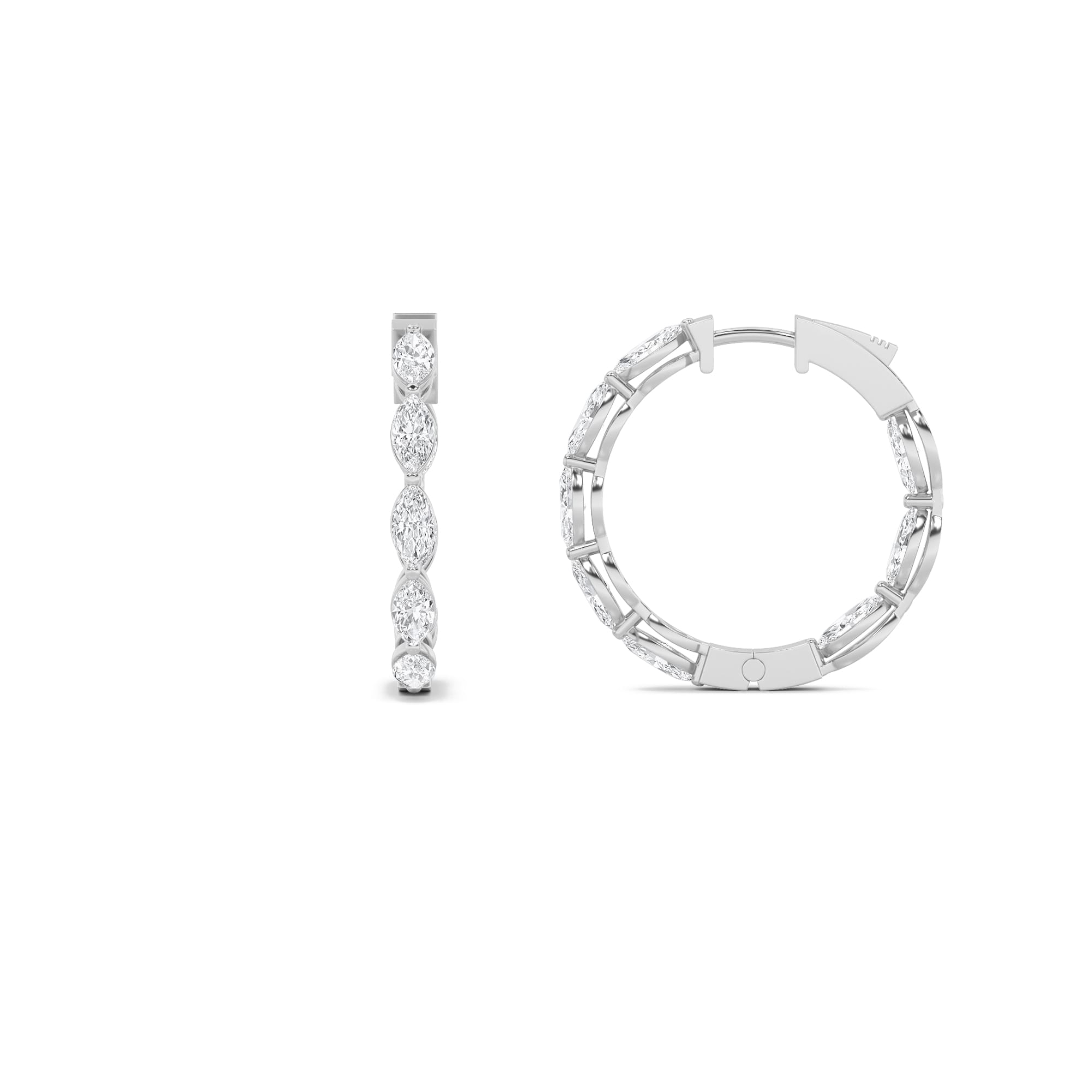 Marquise hoops WG