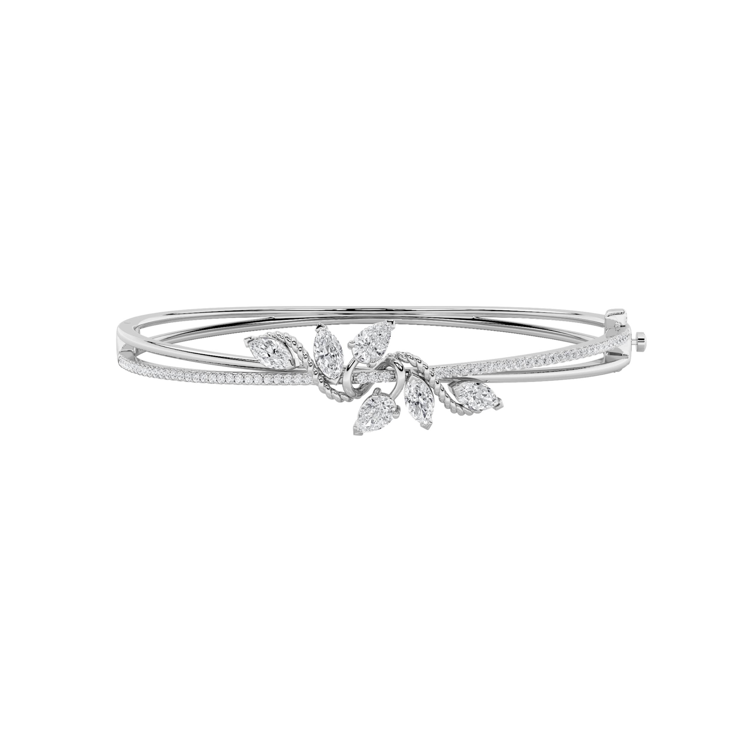 marquise bangle WG