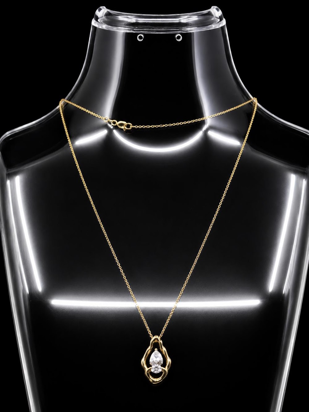 Pear Pendant Necklace
