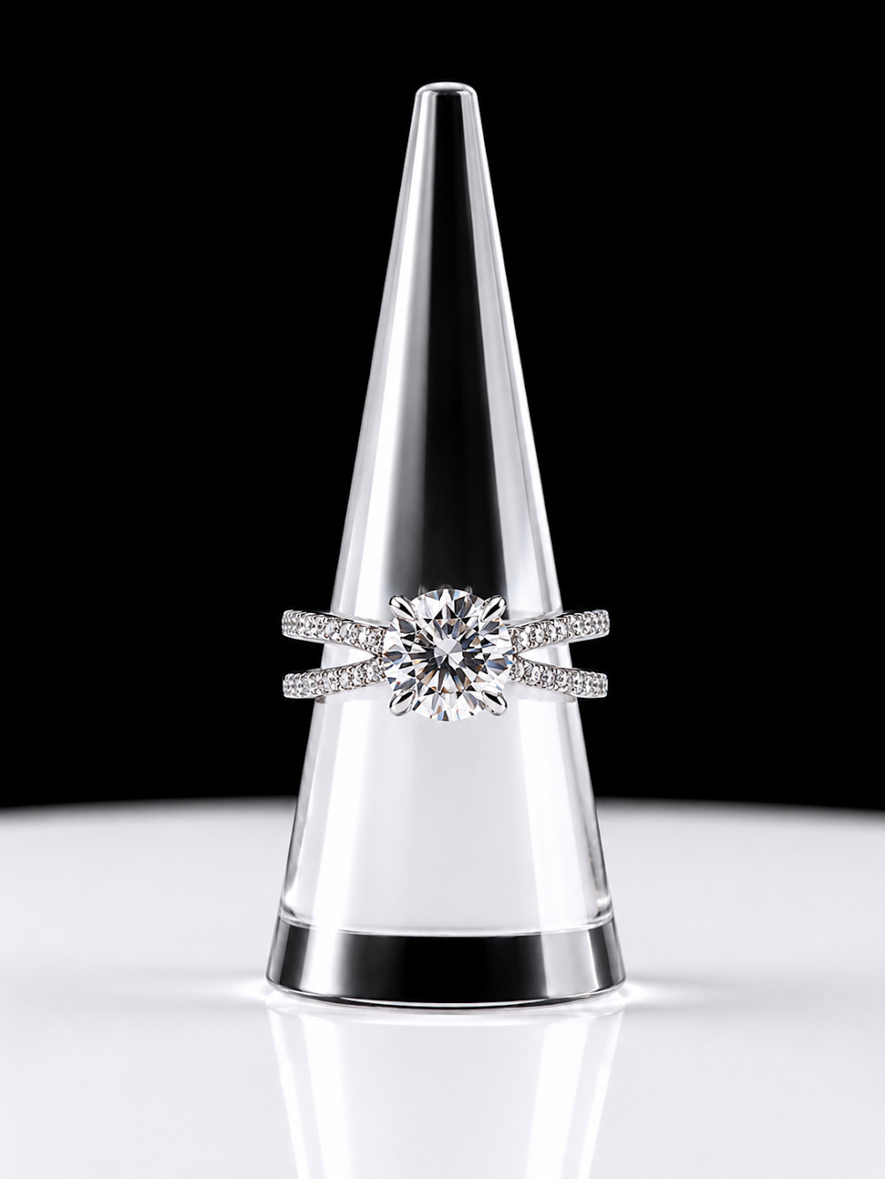 Round Engagement Ring