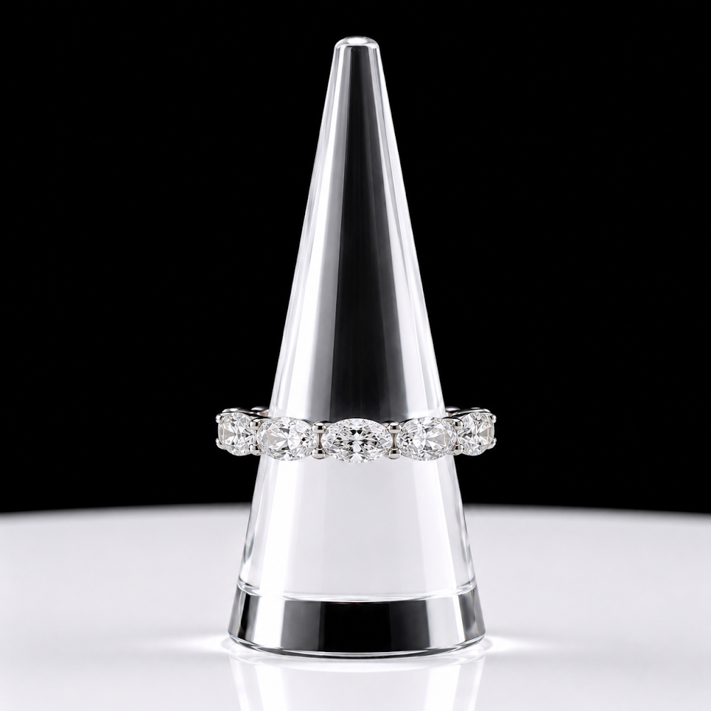 Oval Eternity Band
