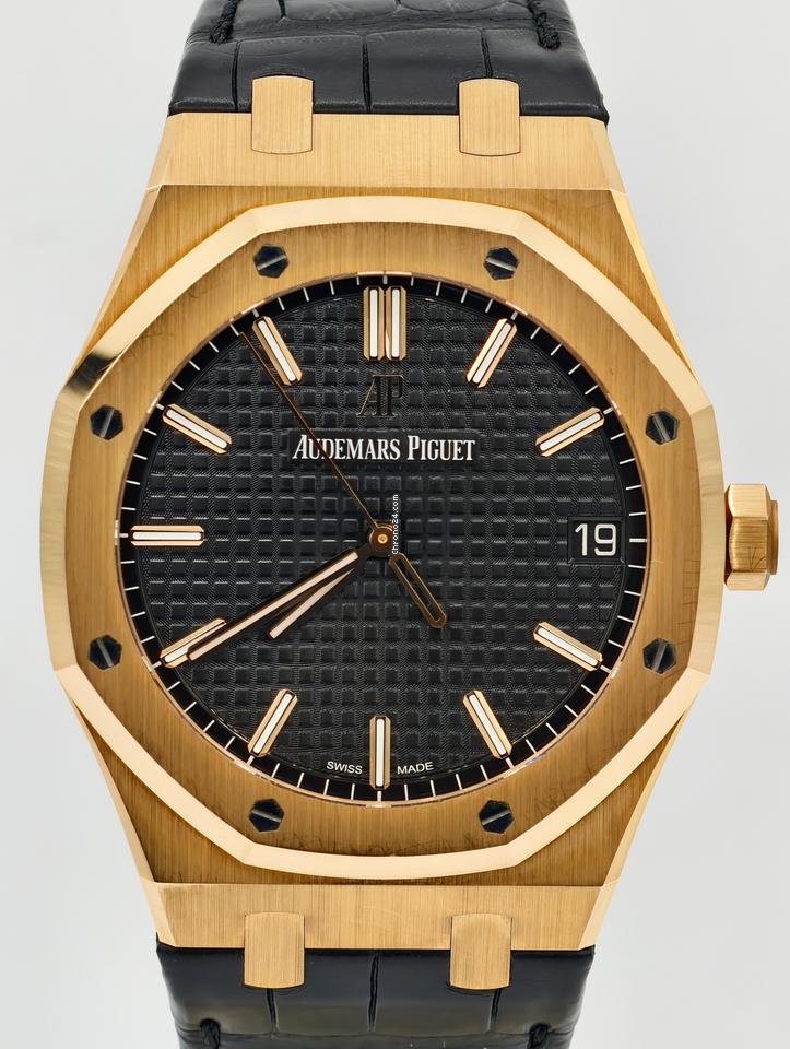 Audemars Piguet Royal Oak Black Grande Tapisserie Dial 2021