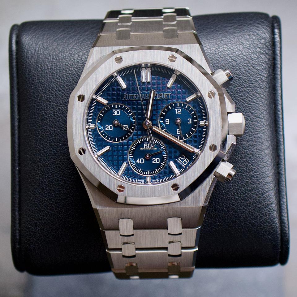 Audemars Piguet Royal Oak Chronograph with AP s signature blue