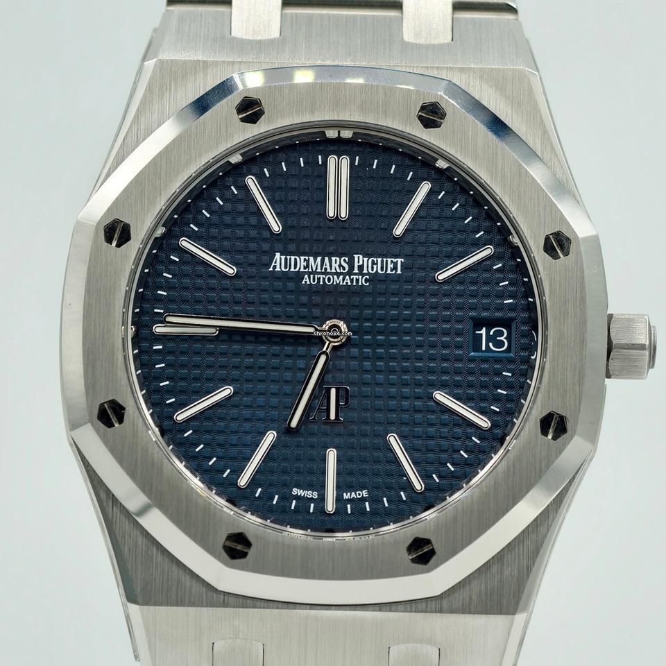 Audemars Piguet Royal Oak Jumbo Extra thin Blue Petite