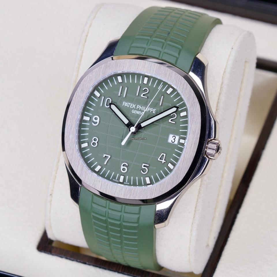 Patek Philippe Aquanaut 5168G 010 GREEN AQUA Khaki Green