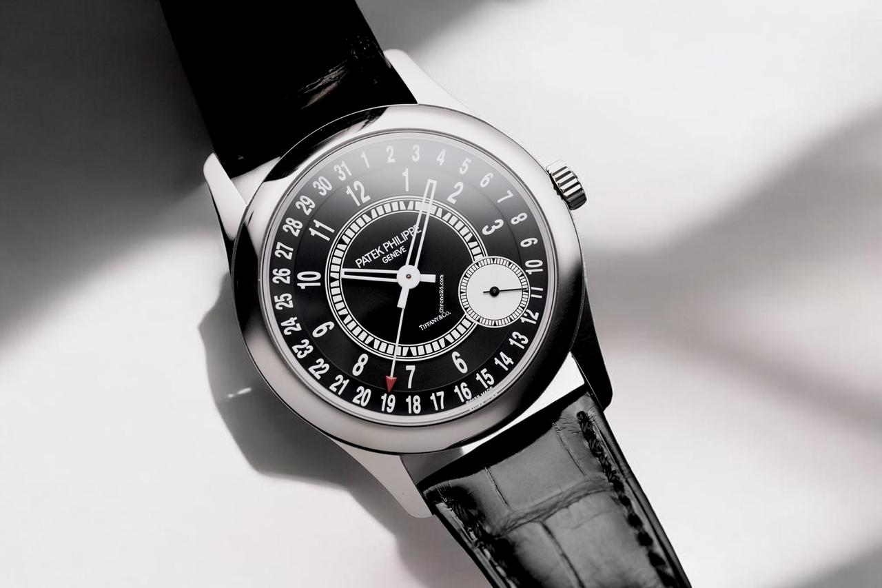Patek Philippe Calatrava Date Tiffany Stamped Dial 6006G Rare