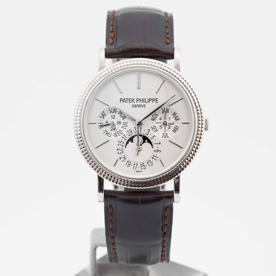 Patek Philippe Perpetual Calendar Moon Phase Opaline Dial