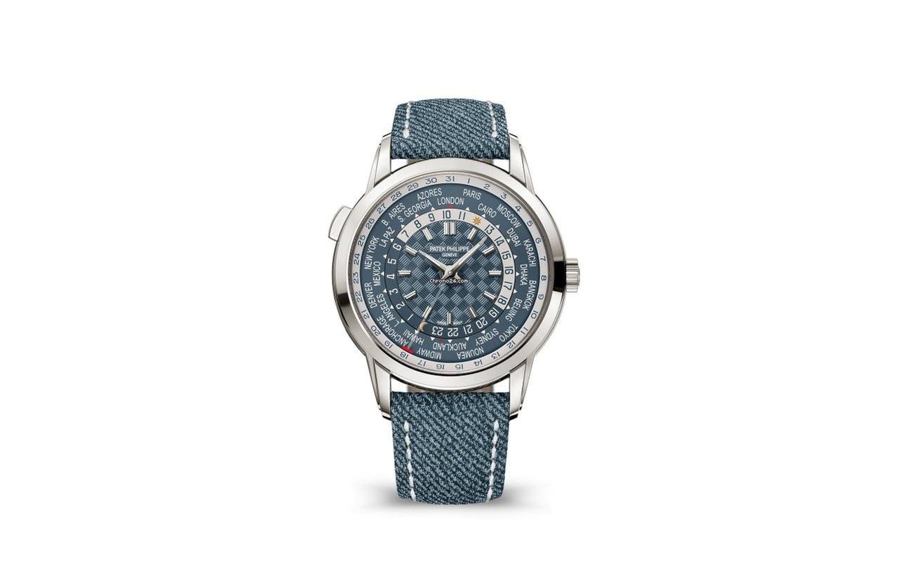 Patek Philippe World Time Date Complications White Gold 40mm
