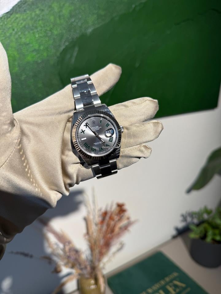 Rolex Datejust 41 Wimbledon Oyster Bracelet Full Set