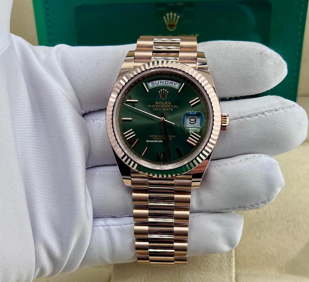 Rolex Day Date 40mm 228235 Olive Green 2023 NEW 40mm