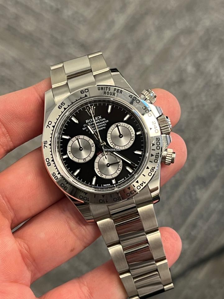 Rolex Unworn White Gold Daytona Black Dial 126509