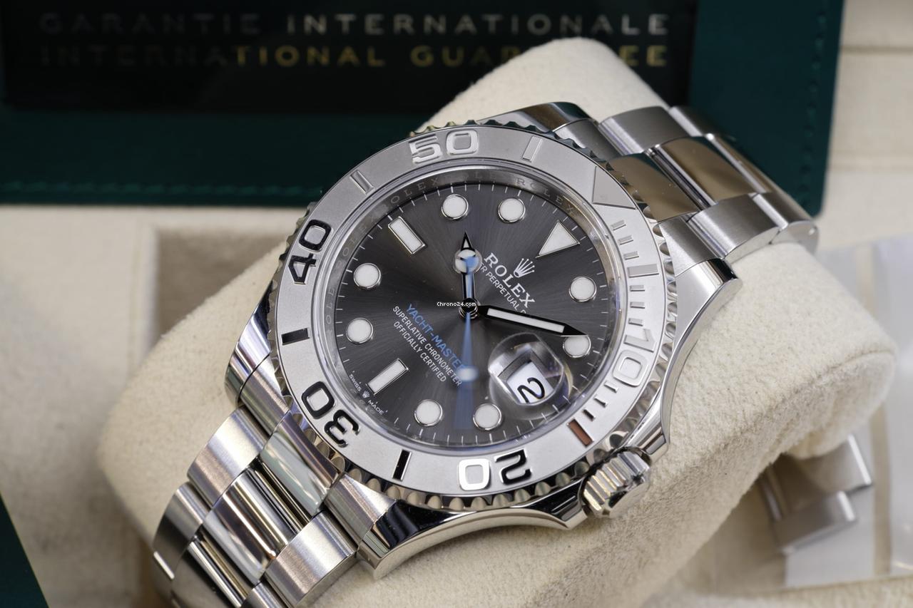 Rolex Yacht Master 40 Rolesium Ardesia Full set b p NEW Unworn