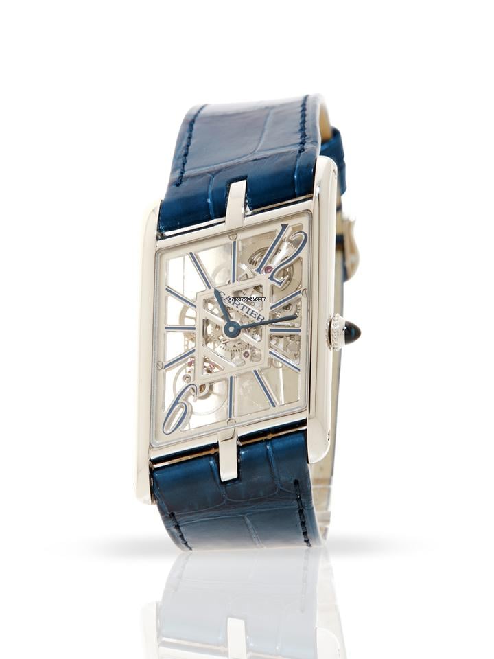 Cartier 2021 Tank Asymetrique Skeleton WHTA0012 No1 of 100 Box