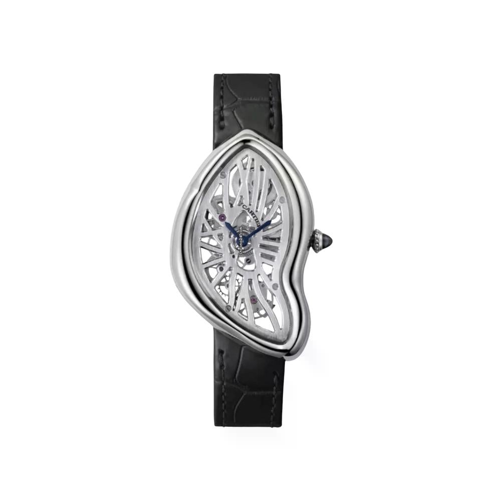 Cartier Crash W7200001 Platinum Skeleton Limited Edition 60pcs