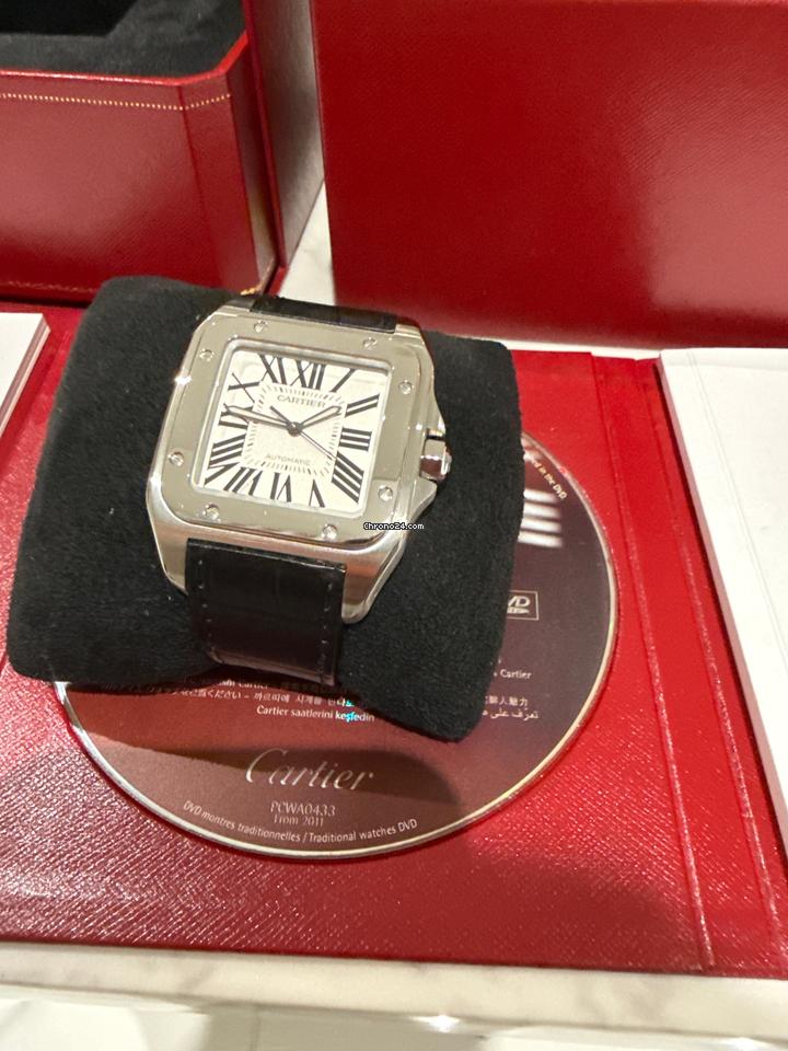 Cartier Santos 100 Xl Cartier Santos 100 full set new