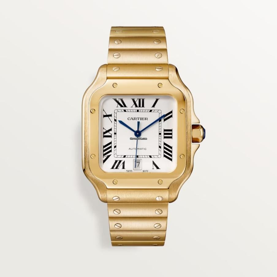 Cartier Santos 18k Watch