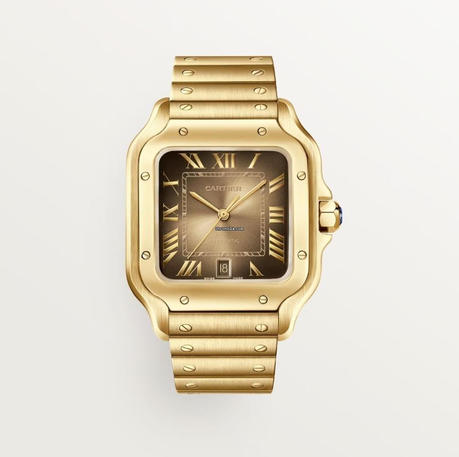 Cartier Santos De Cartier Gold