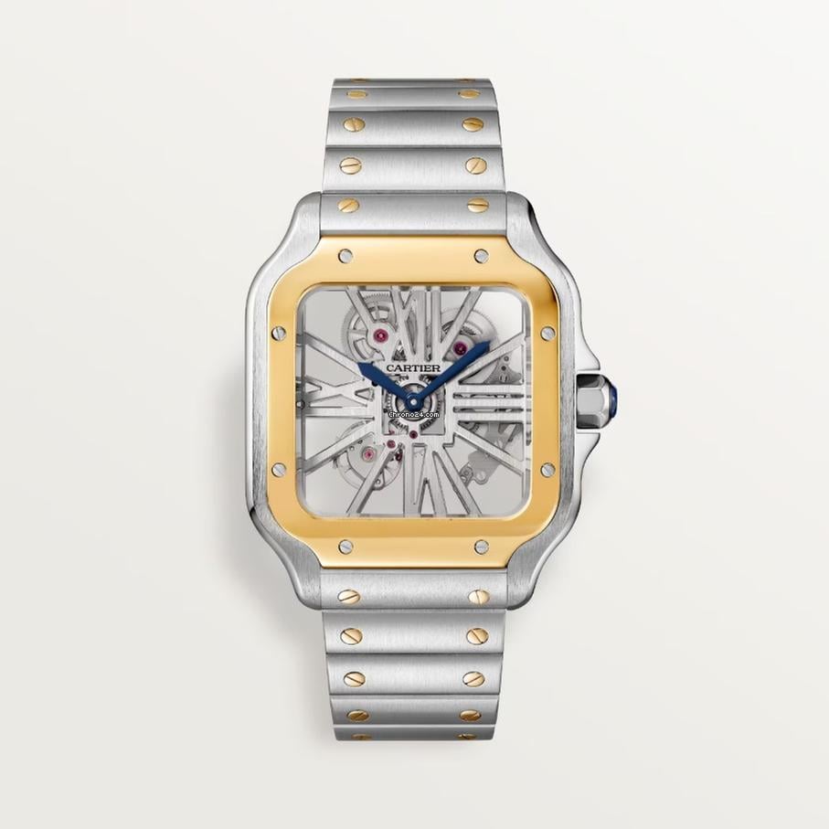 Cartier Santos Skeleton